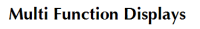 Multi Function Displays