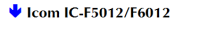 Icom IC-F5012