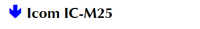 Icom IC-M25