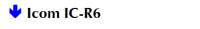 Icom IC-R6