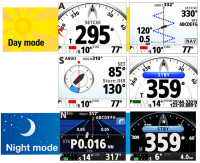 Furuno NavPilot 300 - Displays